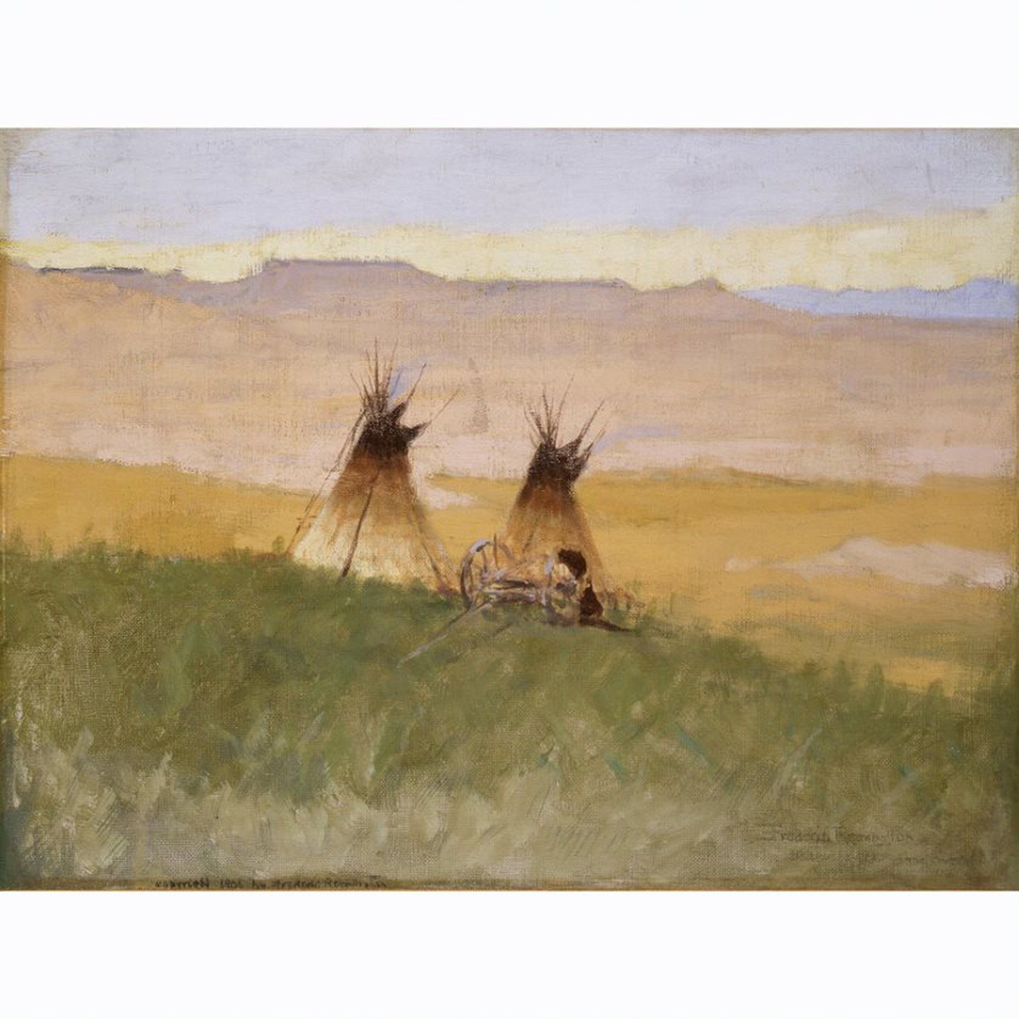 Stormy Morning in the Badlands by Frederic Remington - 31014499