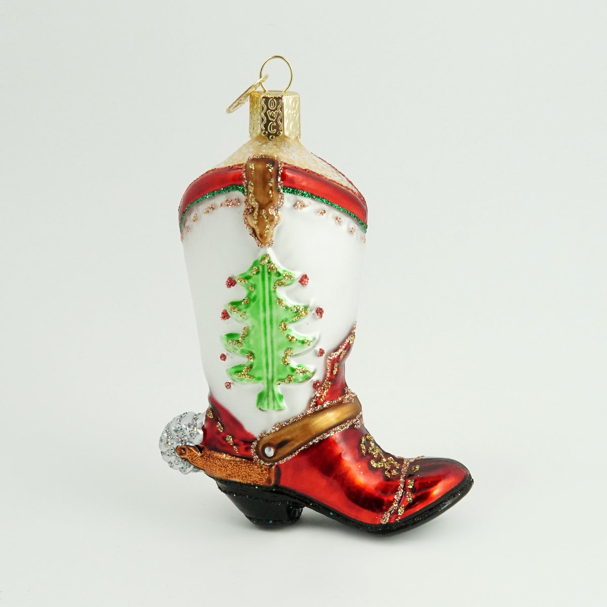 Cowboy boot clearance ornament