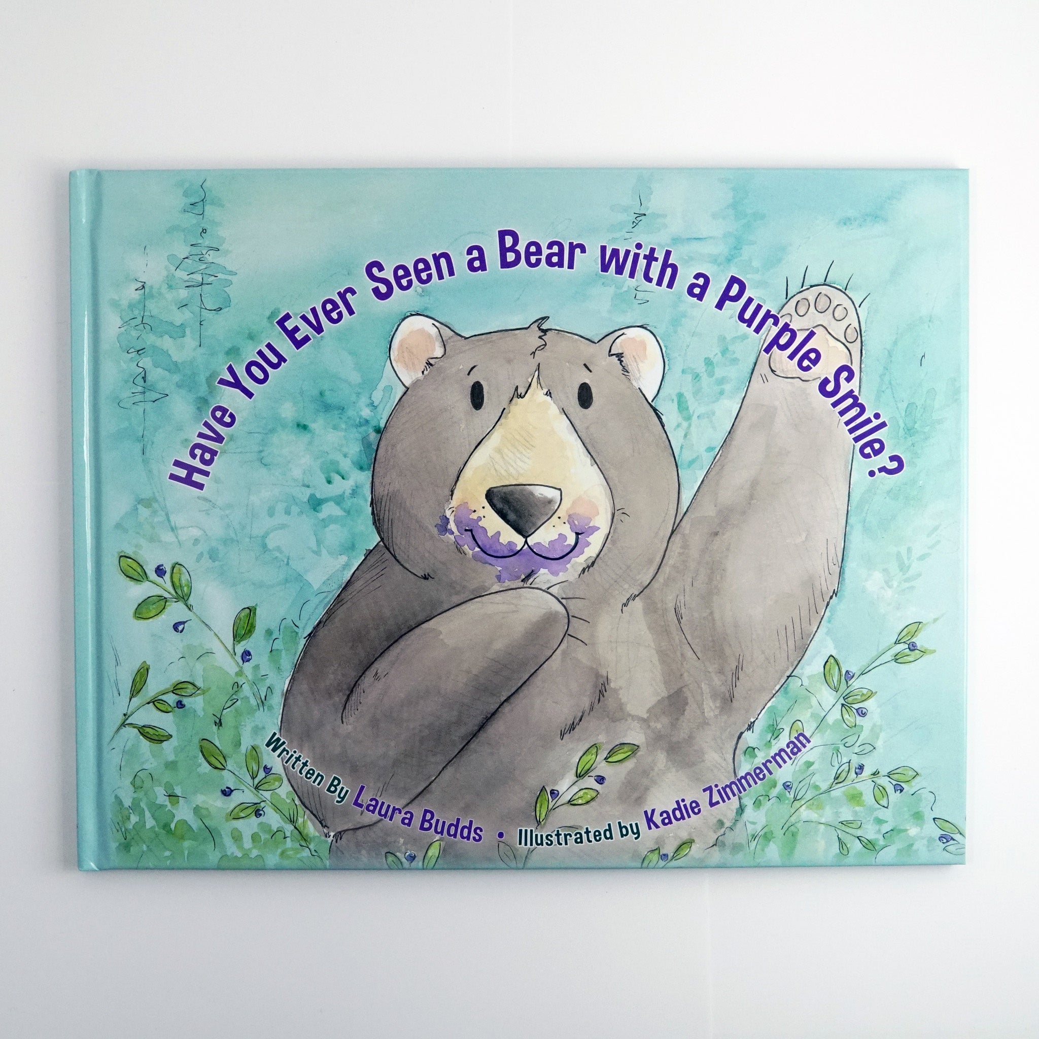 BK 20 HAVE YOU EVER SEEN A BEAR WITH A PURPLE SMILE BY LAURA BUDDS #21036653 D2 MAR24