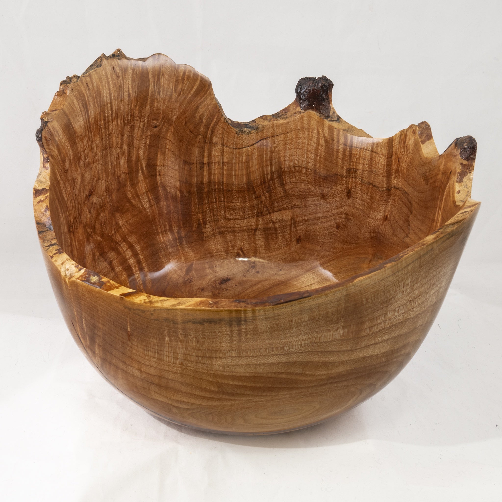 BOWL MAPLE BURL #17813 D4 MAY23