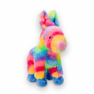 10" Standing Rainbow Donkey