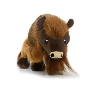 12" Plush "Booker" Buffalo with Bandana