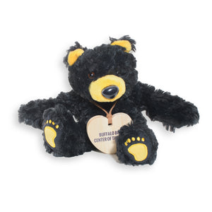 8" Plush Black Bear