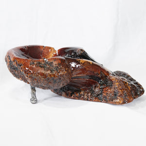 Manzantia Burl and Resin Bowl by Todd Smyk