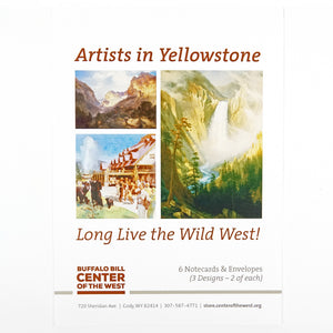 NOTECARD PK ARTISTS IN YELLOWSTONE 6 CARDS #31026718