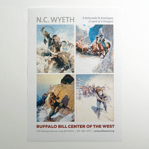 Pack of 8 Notecards & Envelopes by N.C. Wyeth