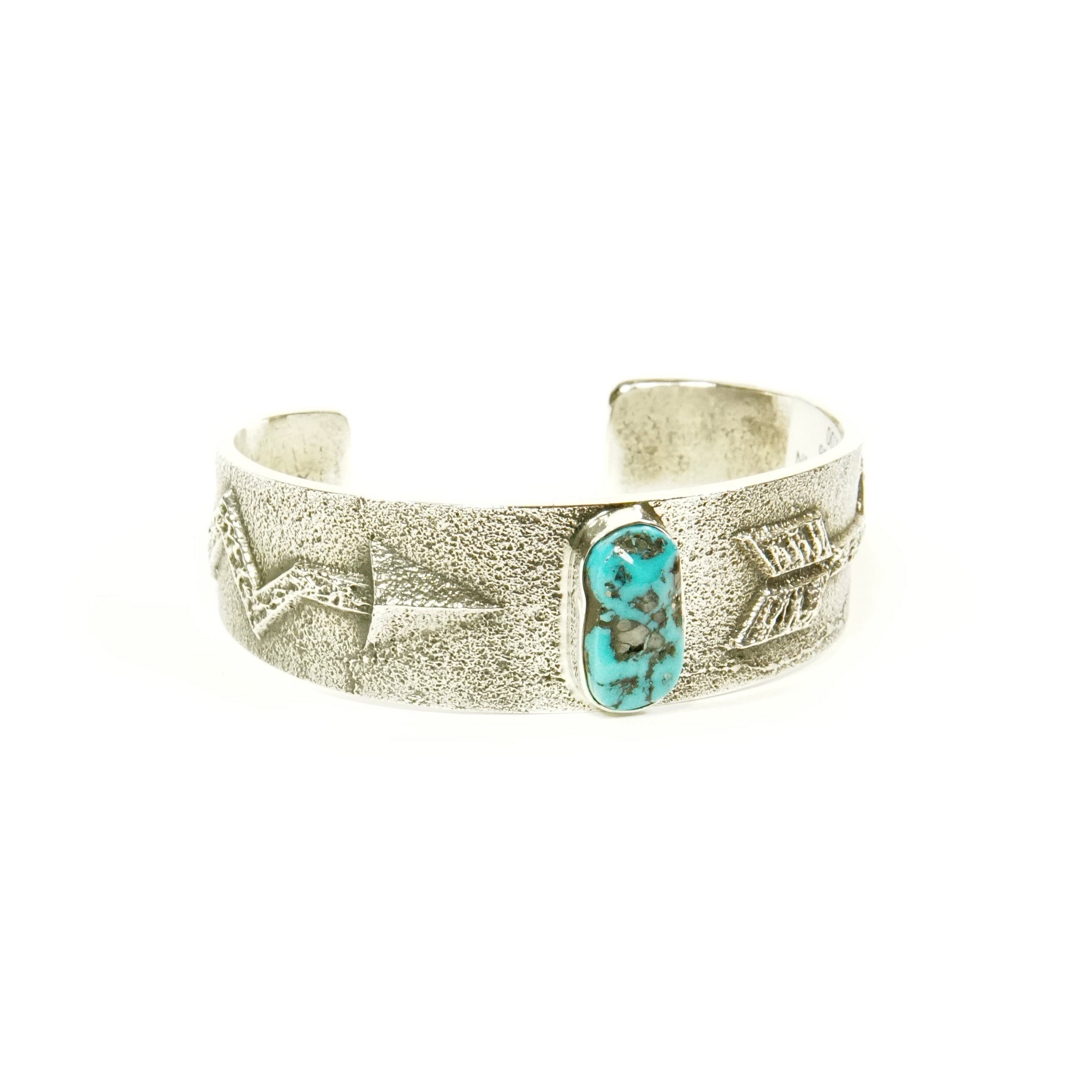 Kingman Turquoise Cuff by Kevin Yazzie