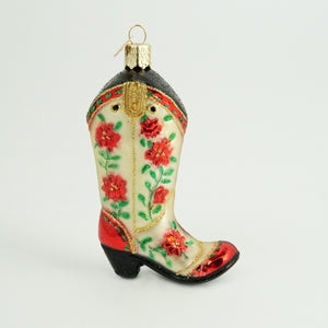 ORNAMENT OW BOOT XMAS COWGIRL #41047532 SEP22