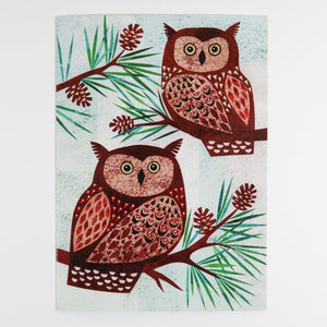 Notecard Owls by Kim Conway